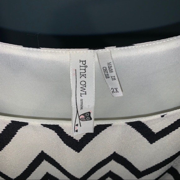 Chevron Striped Dress - Picture 6 of 7